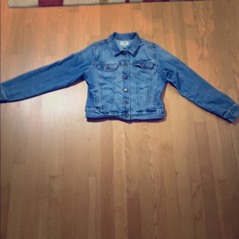 Girls Old Navy Blue Jean Jacket